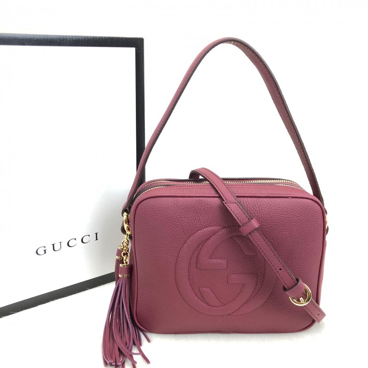 GUCCİ SOHO DOUBLE BORDO